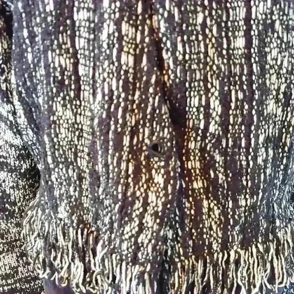 𝅺nic+zoe Fringe Worthy Jacket Black Petite Large - Picture 10 of 13